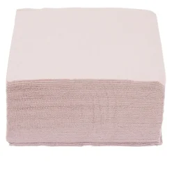 Serviette cocktail 25x25cm papier tex touch rose clair x40 < Gifi Best