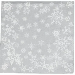 Serviette de Noël en papier motif pluie de flocons x 20
