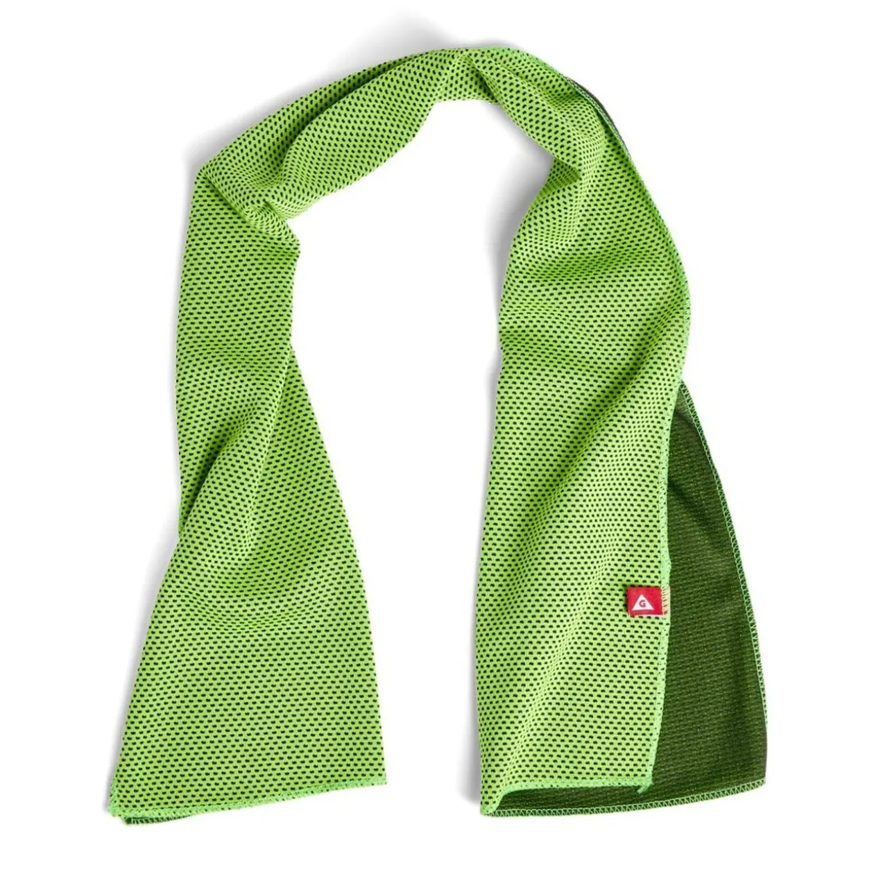 Serviette de sport verte 100x30cm