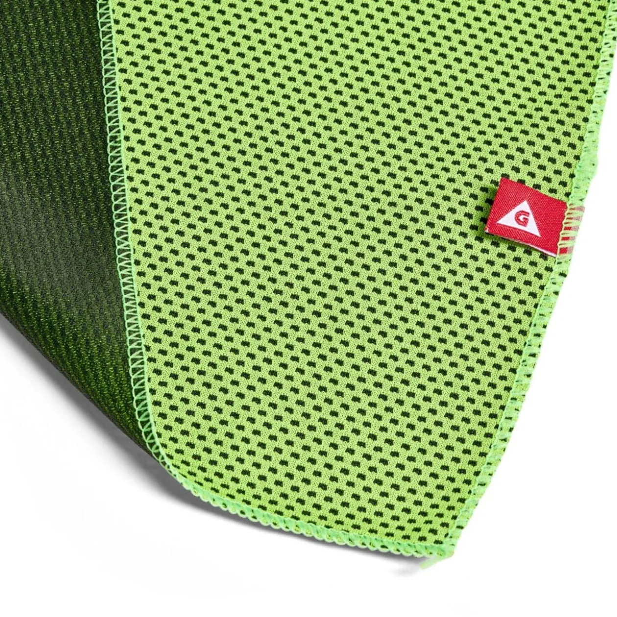 Serviette de sport verte 100x30cm