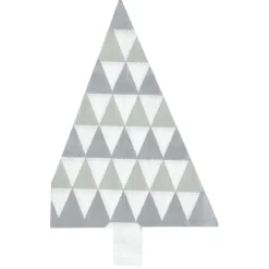 Serviette de table forme sapin blanche x10 < Gifi Hot