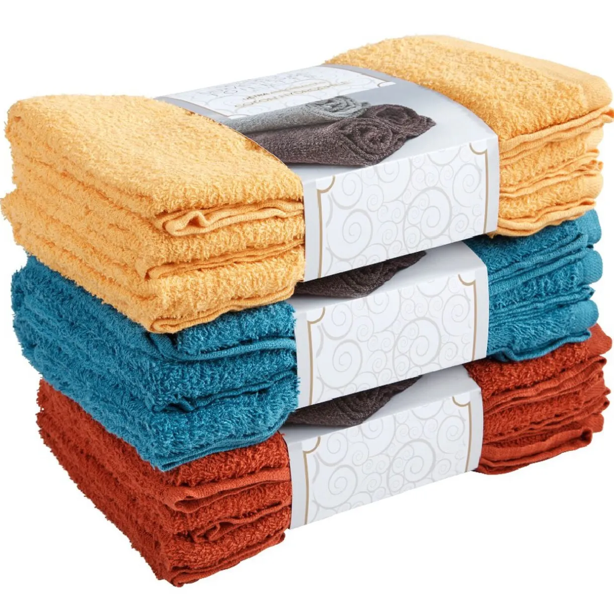 Serviette de toilette coton x3 < Gifi Best