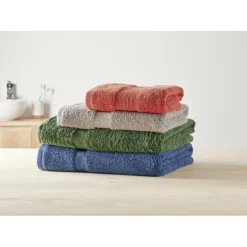 Serviette de toilette 50x90cm coton uni (plusieurs modèles) < Gifi Online