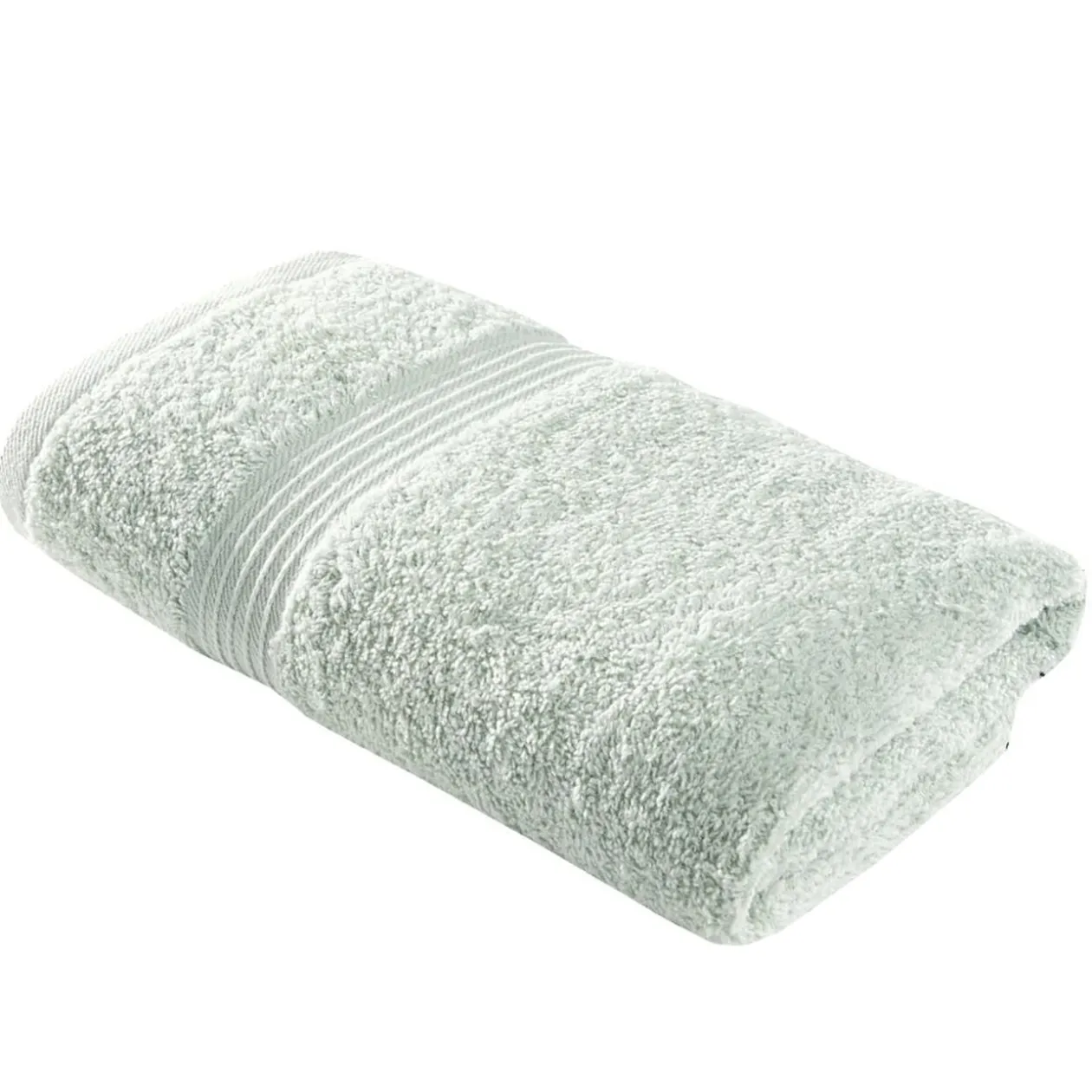 Serviette de toilette 50x90cm coton vert céladon