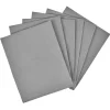 Serviette en coton uni Gris x6 < Gifi Clearance