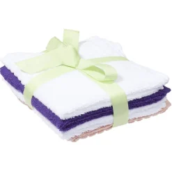 Serviette invité carré multicolore x4 < Gifi New