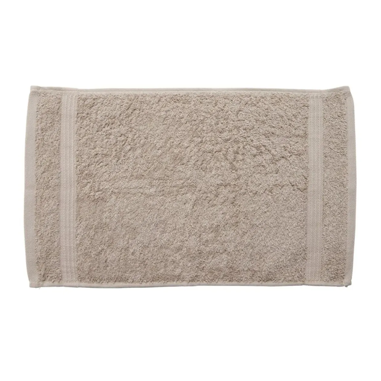 Serviette invité coton beige 30x50cm