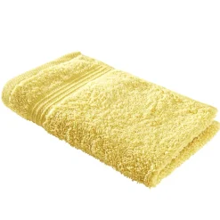 Serviette invité 30x50cm coton jaune ocre < Gifi Outlet