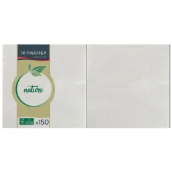Serviette jetable blanc x150 < Gifi Best