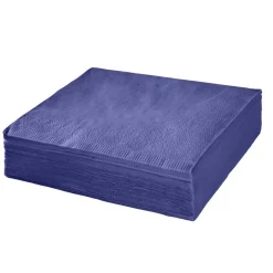 Serviette jetable en papier bleu x50