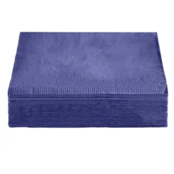 Serviette jetable en papier bleu x50