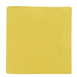 Serviette jetable 2 plis jaune canari x40