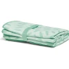 Serviette microfibre bleu menthe