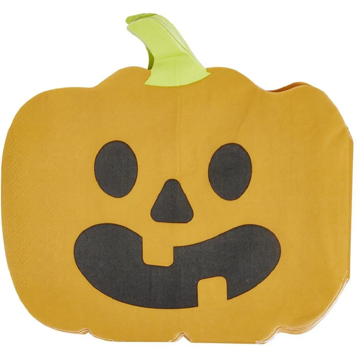 Serviette papier Halloween forme citrouille orange x20 < Gifi Hot