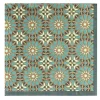 Serviette papier x20 carrée New Mirage arabesque vert et doré 33x33cm
