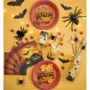 Serviette papier x20 Halloween citrouille orange et noir 33x33cm