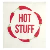 Serviette papier x20 motif piment Hot Stuff blanc et rouge 33x33cm < Gifi Best