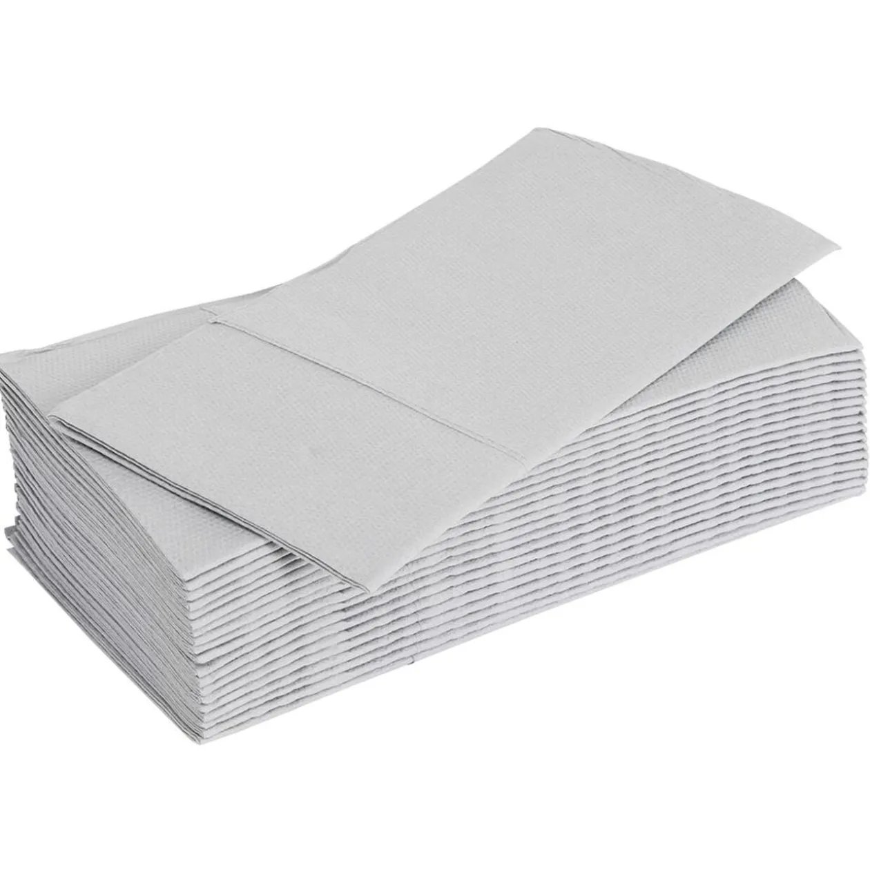 Serviette range couverts 40cm gris x20