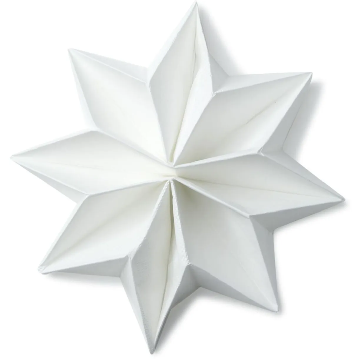 Serviettes x 10 prépliées forme flocon de neige < Gifi Sale