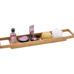 Serviteur de baignoire en bambou