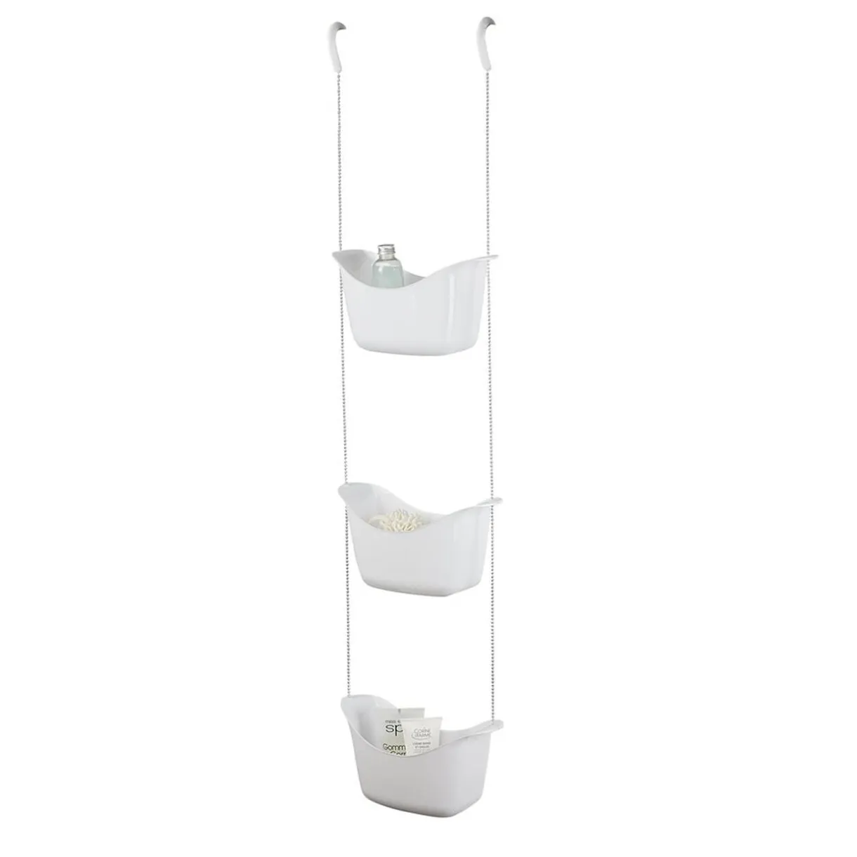 Serviteur de douche blanc 3 étages < Gifi New