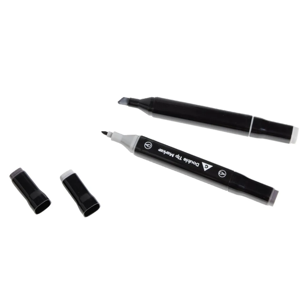 Set créatif avec 60 marqueurs double pointe et 1 trousse