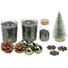 Set de décoration de table Noël vert