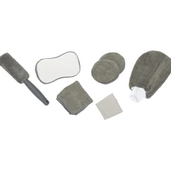 Set de nettoyage voiture microfibre gris < Gifi Discount