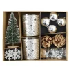 Set de Noël décoration de table argenté
