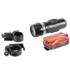 Set de phares pour vélo avant et arrière < Gifi Outlet