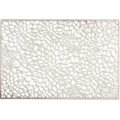 Set de table déco design ajouré doré 30x45cm x2