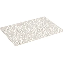 Set de table déco design ajouré doré 30x45cm x2
