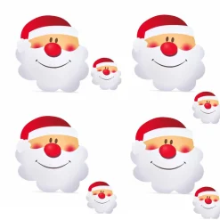 Set de table et dessous de verre forme tête de Père Noël < Gifi Sale