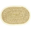 Set de table ovale jute naturel et bord beige 30x45cm < Gifi Hot