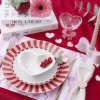Set de table plastique décor noeud rose 30x45cm (2 modèles) < Gifi Clearance