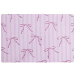 Set de table plastique décor noeud rose 30x45cm (2 modèles) < Gifi Clearance