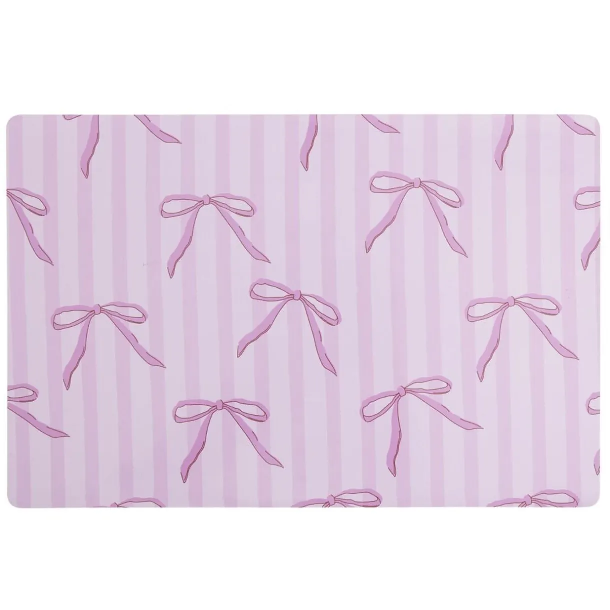 Set de table plastique décor noeud rose 30x45cm (2 modèles) < Gifi Clearance