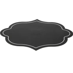 Set de table plastique forme arabesque 34x44cm (2 modèles)