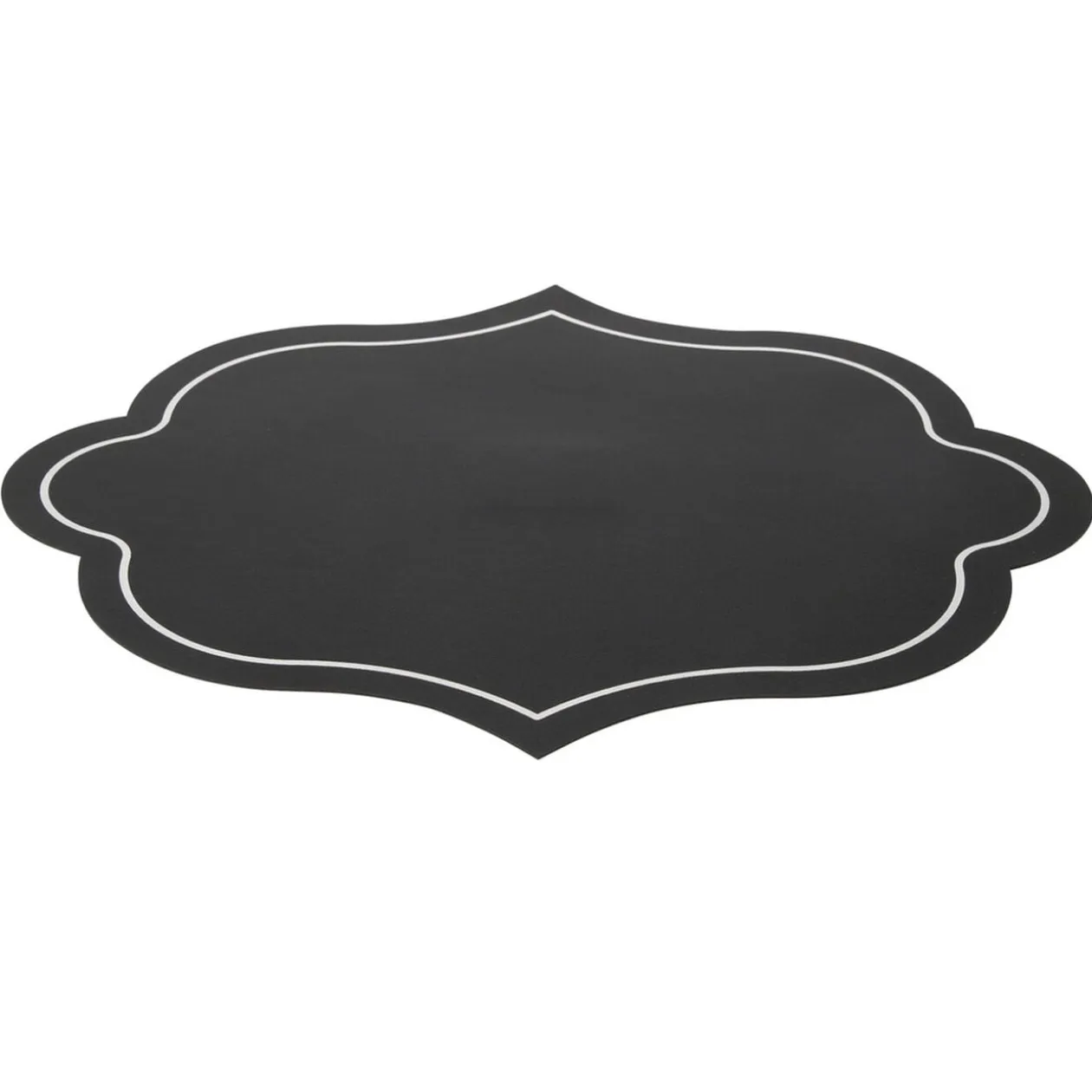 Set de table plastique forme arabesque 34x44cm (2 modèles)
