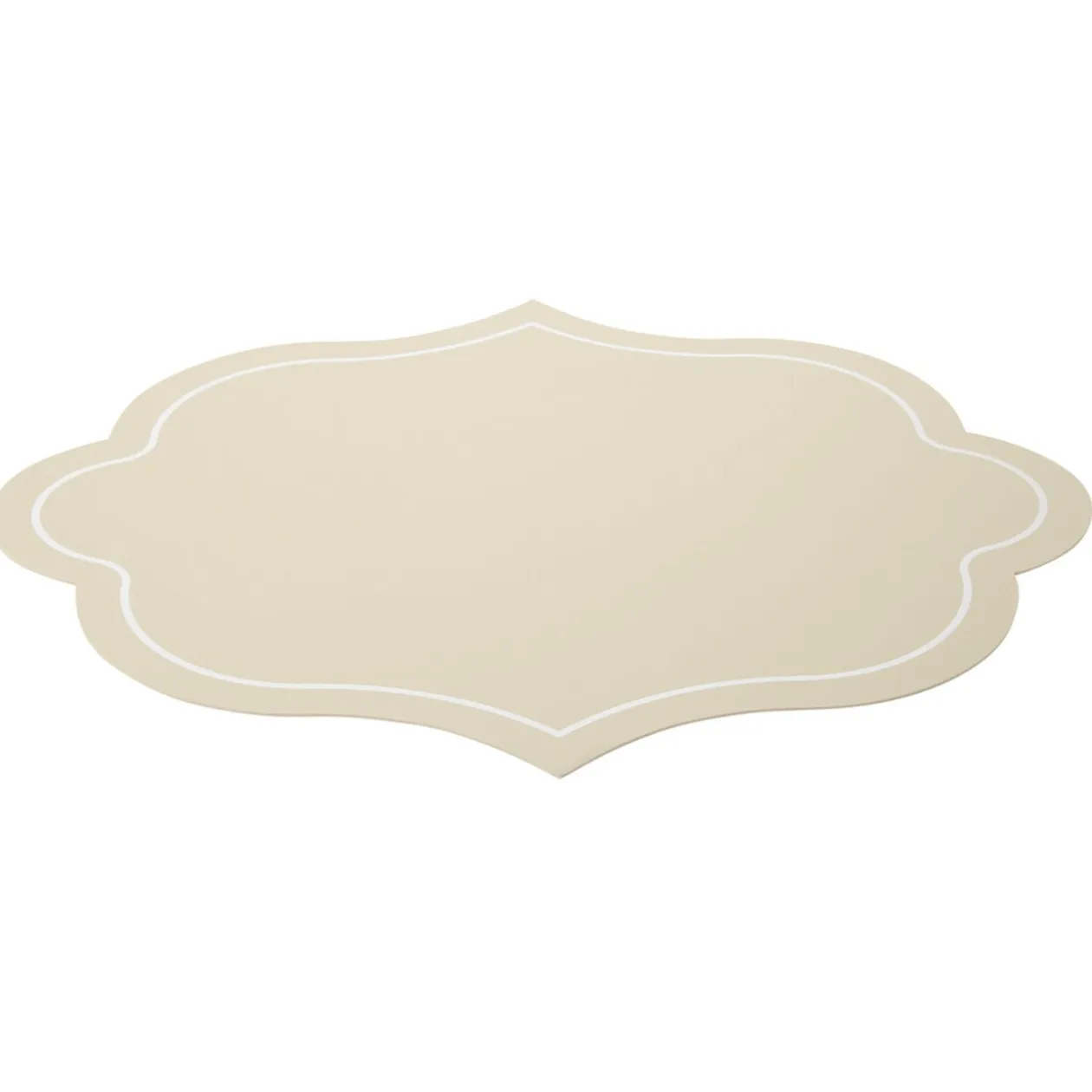 Set de table plastique forme arabesque 34x44cm (2 modèles)