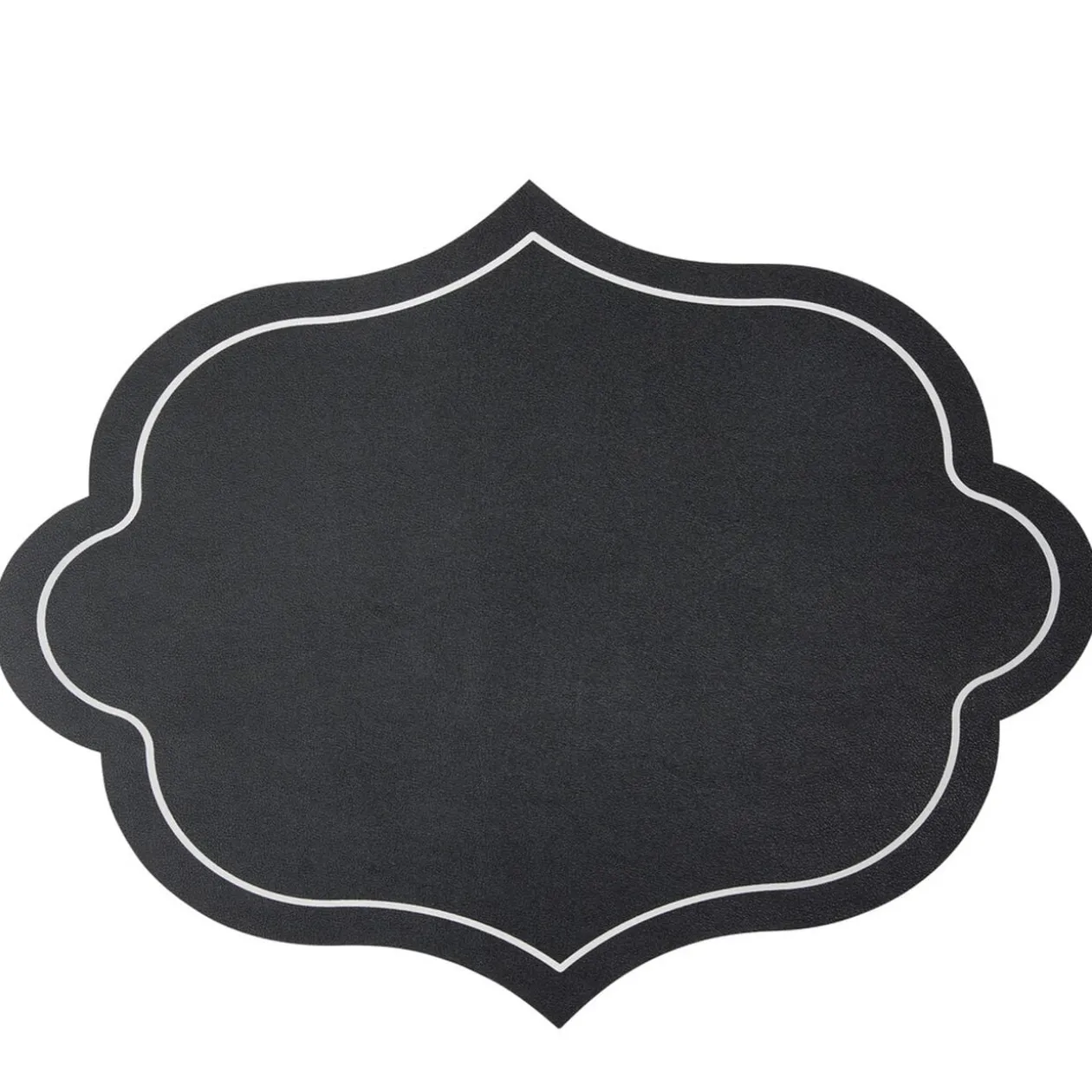 Set de table plastique forme arabesque 34x44cm (2 modèles)