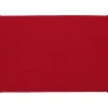 Set de table rectangulaire en coton uni rouge