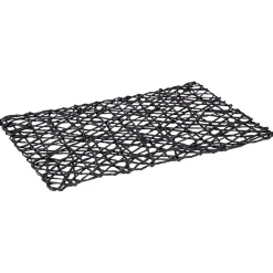 Set de table rectangulaire filaire noir