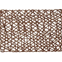Set de table rectangulaire filaire marron