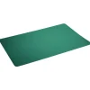 Set de table rectangulaire plastique vert foncé uni