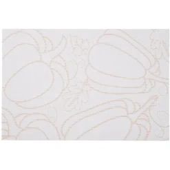 Set de table rectangulaire plastique motif citrouille orange 30x45cm < Gifi Clearance