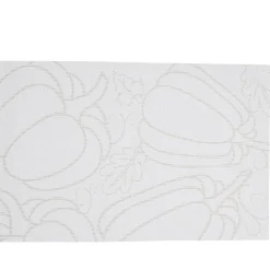 Set de table rectangulaire plastique motif citrouille vert 30x45cm < Gifi