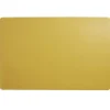 Set de table rectangulaire plastique jaune