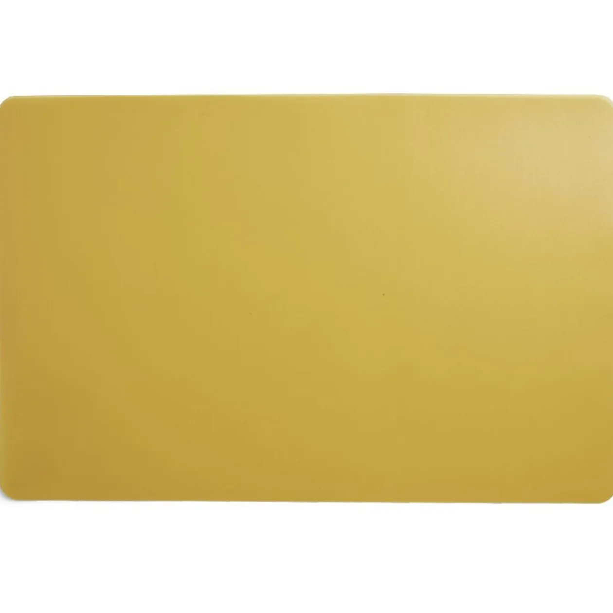 Set de table rectangulaire plastique jaune
