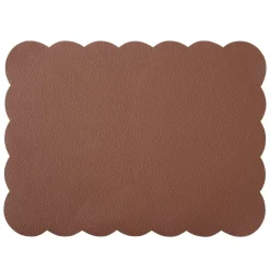 Set de table rectangulaire plastique bord festonné 30x45cm (3 modèles)